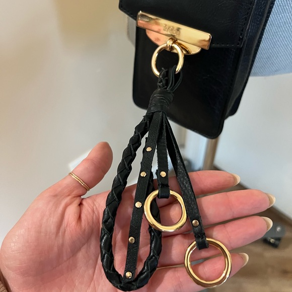 Kooba Black Leather Crossbody Purse - Picture 4 of 10